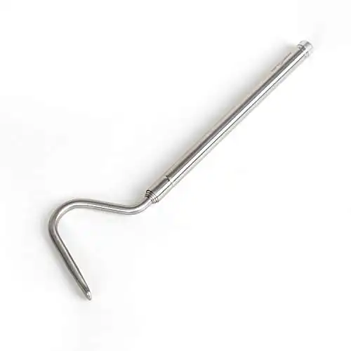 Repti Zoo Portable Mini Collapsible Stainless Steel Snake Hook