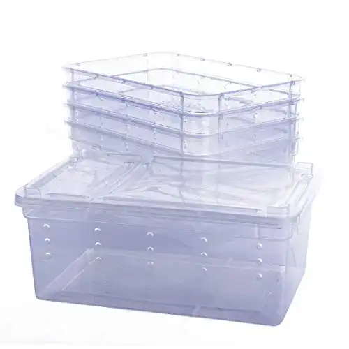 Petforu Breeding Box (Transparent White, 5 pcs.)