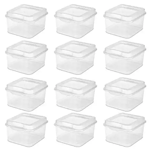 Sterilite Flip Top Containers (12 Pack)