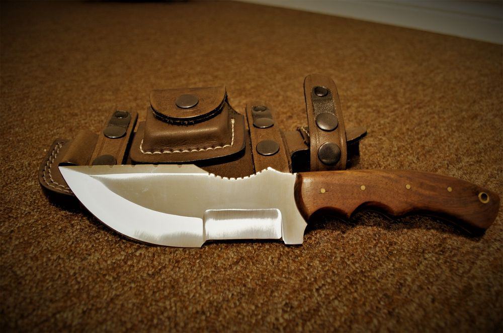 sharp hunting knife